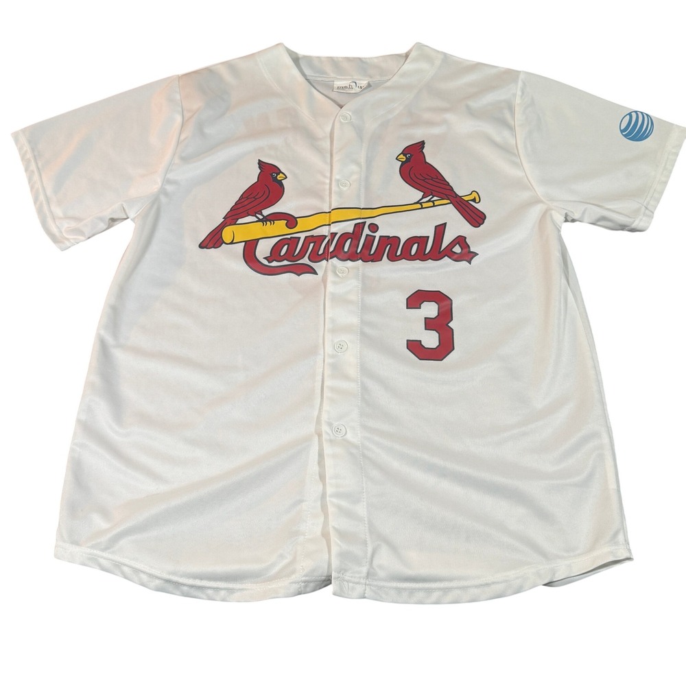 Match‎ Up St Louis Cardinals Carlos Beltran 3 Baseball Jersey White XL AT&T
